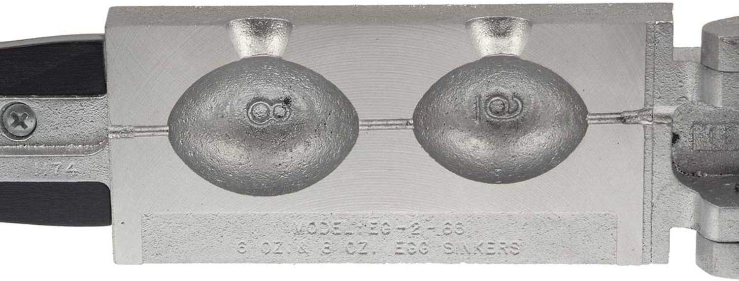 Do-it Egg Sinker Mold EG-2-68, Gray, 6 oz, 8 oz (1174)