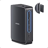 Anker Nano Laptop Docking Station, 13in1 Dock with Detachable 6in1 USBC Hub | 3 Display USB C Dock (2 HDMI+1 DP), 10 Gbps USB