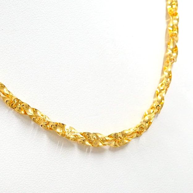 Amazon K24 24金 Yg イエローゴールド ネックレス 地金 中古ジュエリー 中古 ネックレス 通販