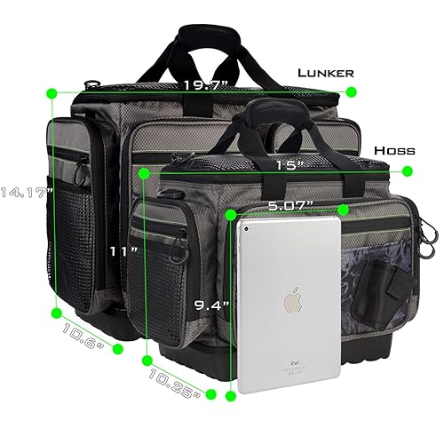 KastKing Fishing Gear Tackle Bags Saltwater Resistant Fishing Bags  Fishing Tackle Storage Bags,Medium-Ho