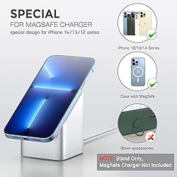 Lucrave Phone Stand for MagSafe Charger, Aluminum