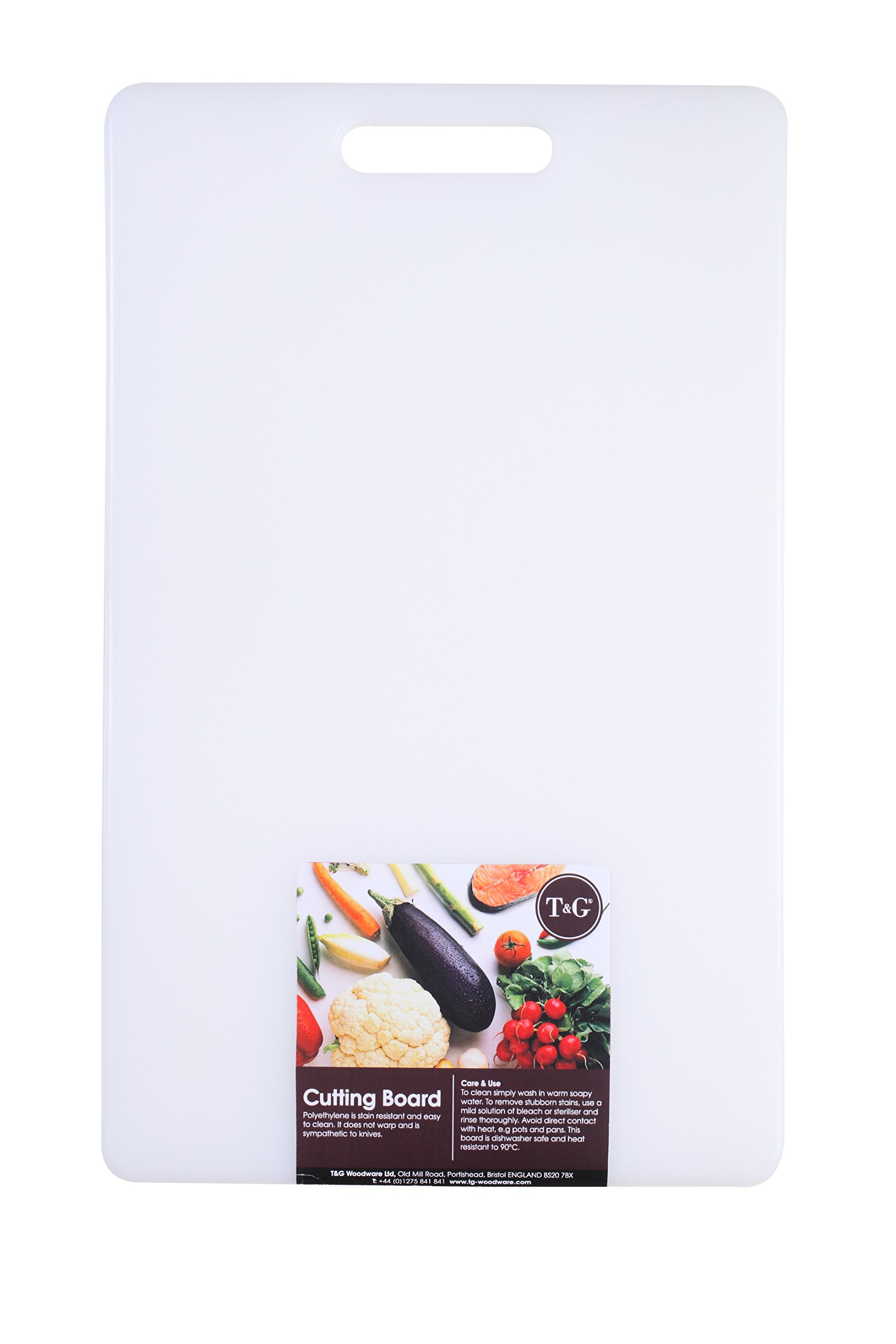 T&G Woodware Chopping Board, White, Large