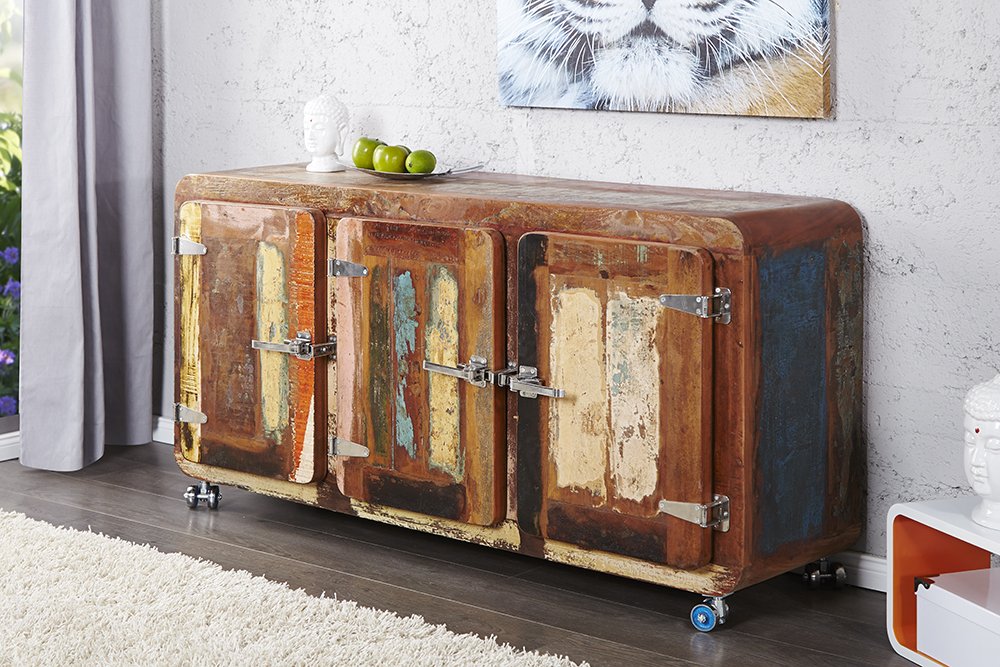 Invicta Interior Macizo Diseño Aparador Armstrong 150 cm 50 Retro ...