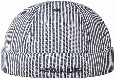 Lipodo Dockermütze Herren - 100% Baumwolle Denim Look | Mit Klettverschluss