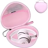 Aproca Cloud Pink Headphone Case for Beats Studio Pro/Beats Solo 4 / Beats Solo3 / Beats Studio3 Wireless On-Ear Headphones -Portable Storage Headset case