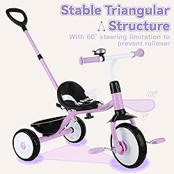 Liberry 2 in 1 Toddler Tricycle Age 2 3 4 Years