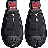MechanMagic Key Fob FOBIK Replacement Fits for Dodge Ram 1500 2500 3500 2009-2012 Journey Challenger Grand Caravan Chrysler Town and Country Jeep Grand Cherokee Commander Keyless Entry Remote Control