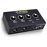 M-AUDIO M-Track Duo HD Audio Interface 24bit 192kHz for Recording, Streaming, Podcasting with USB-C, 2 XLR TRS Inputs, 2 TRS Outputs, Software Suite