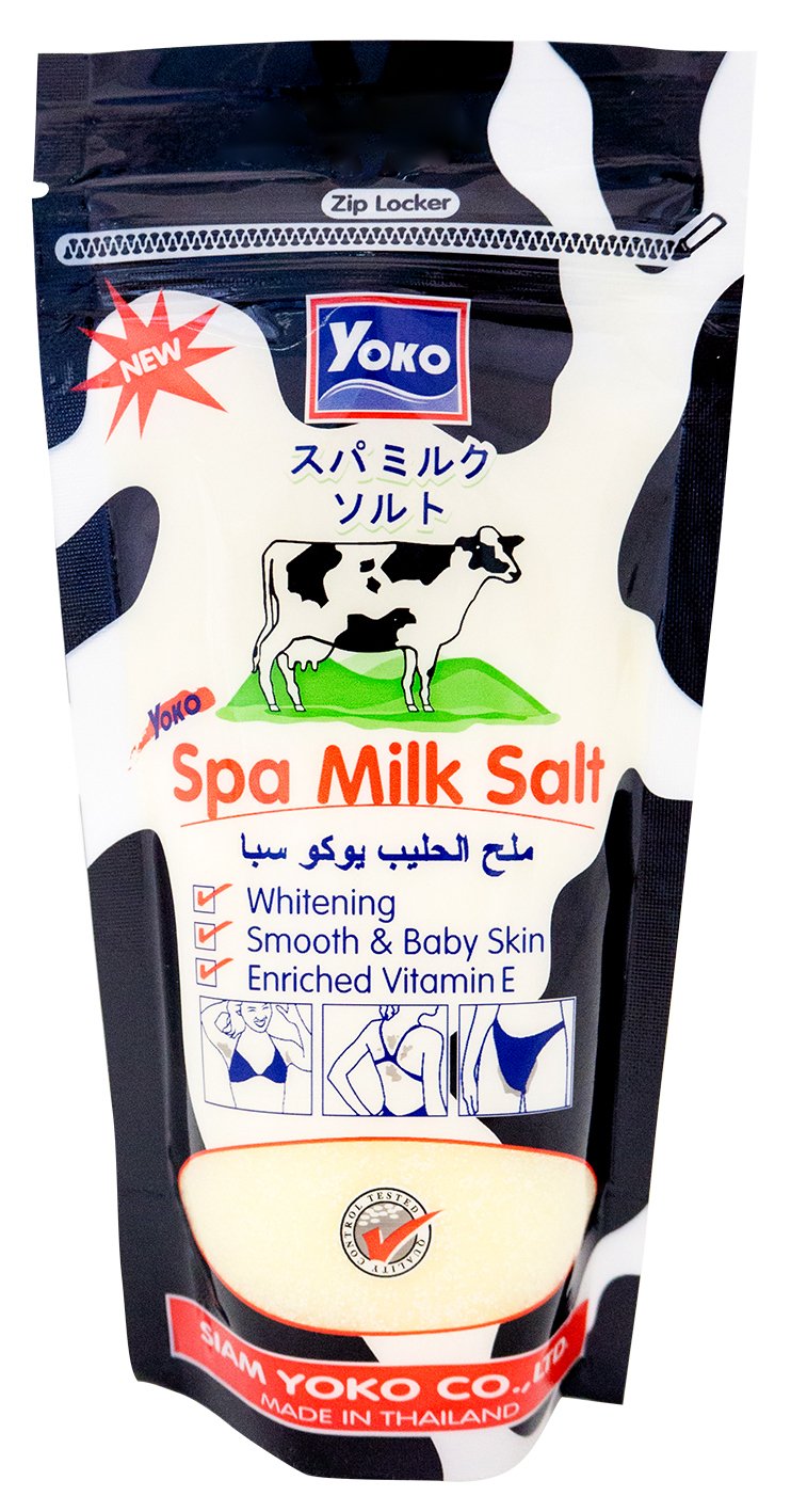 YOKO Spa Milk Salt Bath With Vitamin E & B3-300g (Original)