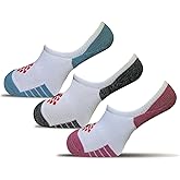True Energy Women's Hidden No Show Socks - Running Socks with Compression + Infrared - 3 Pairs