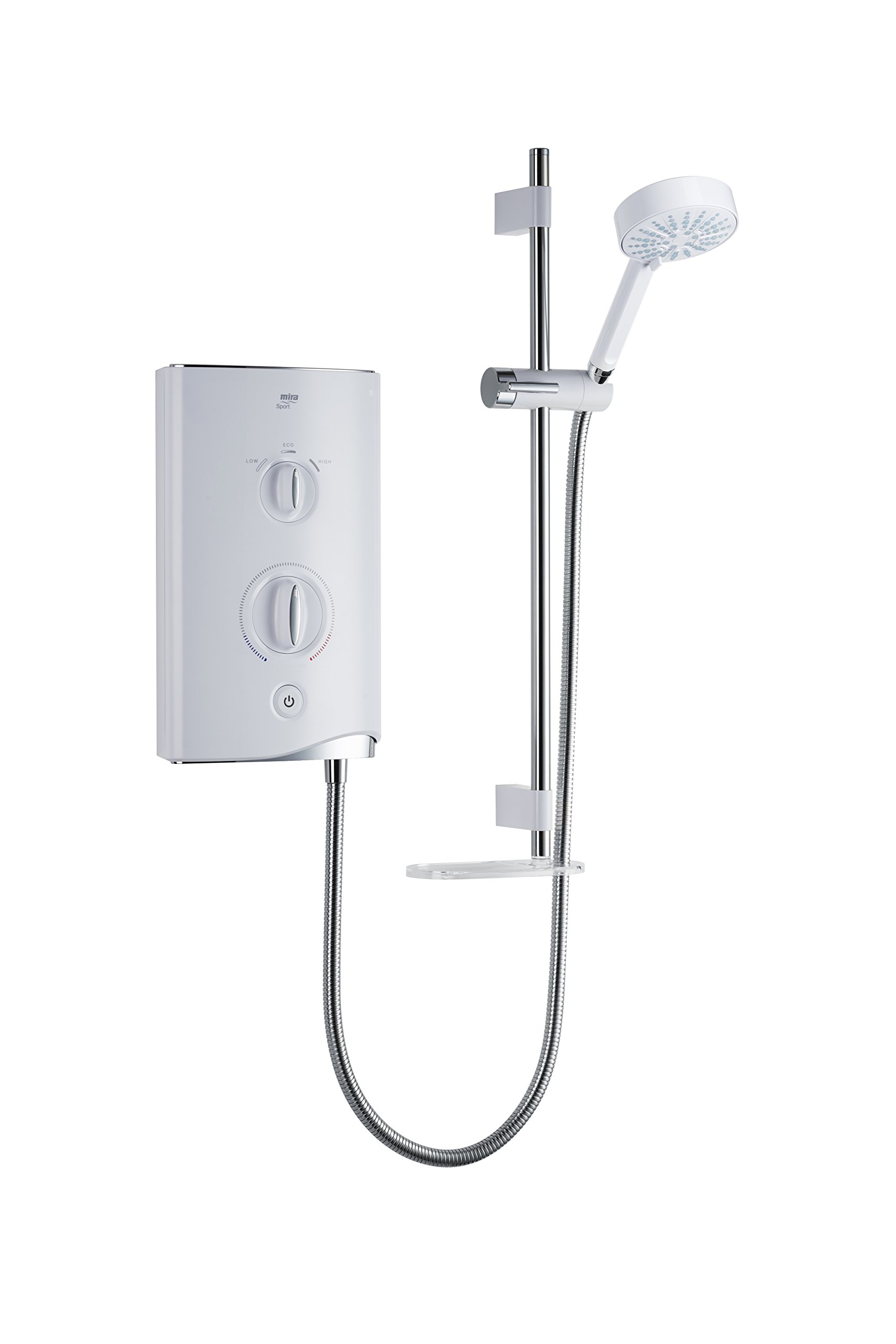 Mira Showers Sport Electric Shower 7.5 kW Electric Shower White/Chrome 1.1746.001