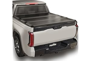 FeeTUO FRP Hard Tri-Fold Tonneau Cover Truck Bed for 2022-2024 Tundra with 5.5FT / 66.7" Bed w/OE Rail System