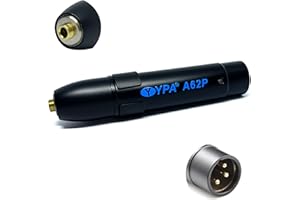 YPA MICROPHONES YPA A62P 3.5mm to XLR In-Line Microphone Preamp for Sennheiser Evolution Wireless ME2 ME4 e908B