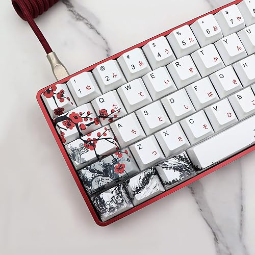 JakeTsai - Keycaps in PBT con 128 tasti a Subliazione con profilo