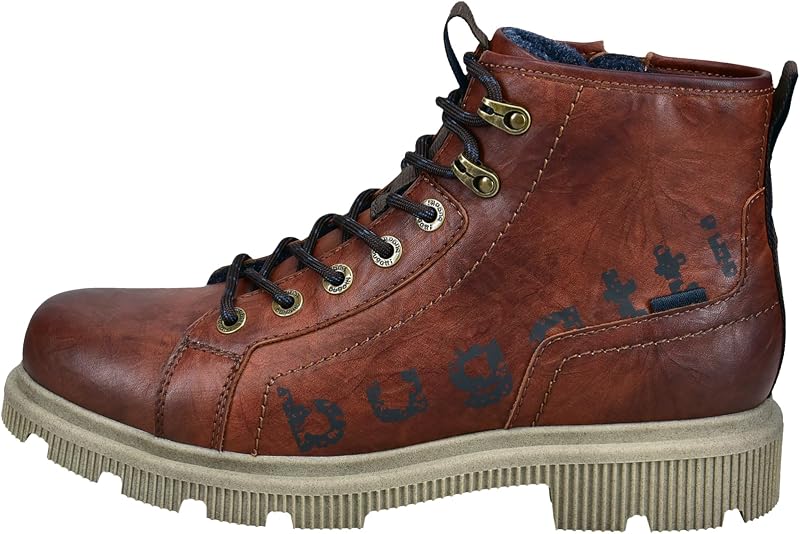 Botas para hombre forro frío-331-AU630, coñac, 43, coñac, 43 EU