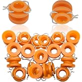 10PCS Window Regulator Roller Clips Compatible with Ford Mustang Falcon F-Series Truck Fairlane Thunderbird Mercury Comet C0AB-6423240-B