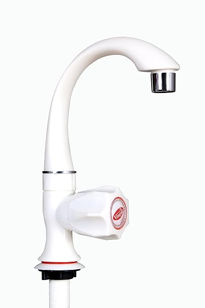 Vinayak Plastic Big Neck Tap (with Foam Flow) for Kitchen, Bathroom Wash Basins