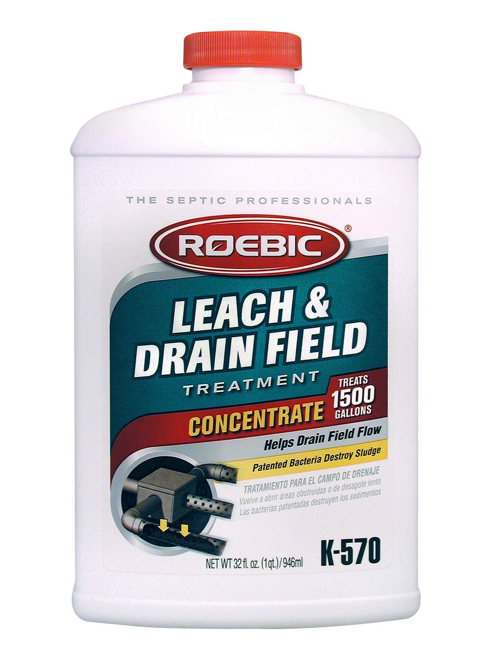 Roebic K570Q K570 Biodegradable Leach and Drain Field Opener