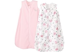 PHF Lot de 2 gigoteuses chaudes en micro-polaire pour bébé de 6 à 12 mois, couverture douce à porter pour bébé de 6 à 12 mois