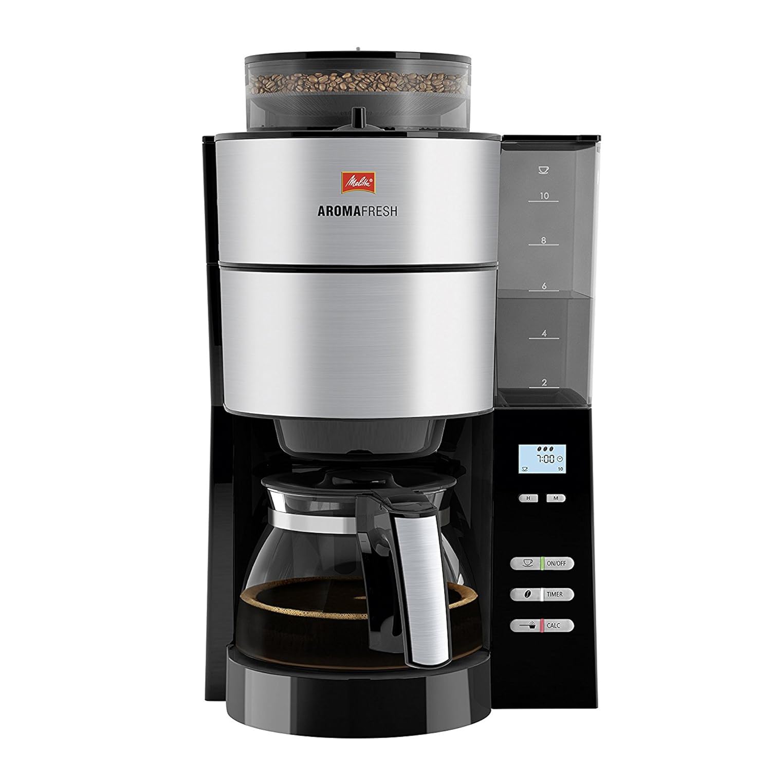 Melitta AromaFresh Grind and Brew, 102101, Filter Coffee Machine