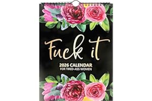 2026 Calendar For Tired-Ass Women,Fuck It Calendar,2026 Wall Calendar Month to View Planner for Family School Office(Wall Cal