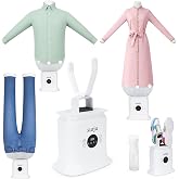 Automatic Ironing Machine 3.0, 3-in-1 Hands-Free Shirt Press Machine, Hot Air Ironing Machine with Clothes &amp; Shoe Dryer, Portable Wrinkle Remover for Shirts, Pants, Dresses &amp; Shoes, 1400W