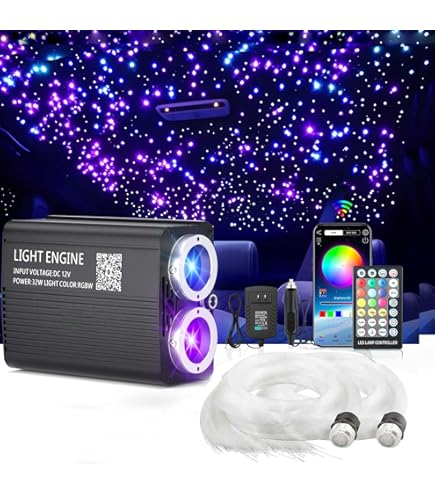 Amazon.com: 32W Starlight Headliner Light,1300pcs 9.8ft Dual Port