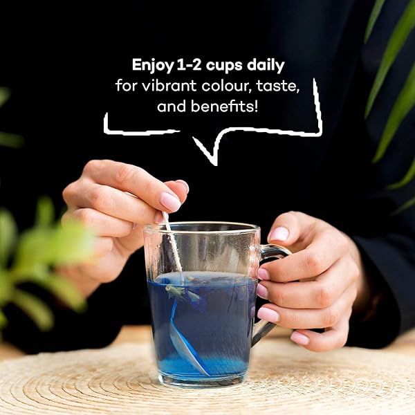 URBAN PLATTER BLUE BUTTERFLY PEA FLOWER | 1.41 OZ (120+ CUPS) | DRIED FLOWERS FOR TEA | RICH IN ANTIOXIDANTS | CAFFEINE-FREE HERBAL TEA | NATURAL BLUE & PURPLE COLOR FOR ICED TEAS & COCKTAILS