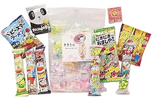 Konpeito (50 bags) Japanese cute candy, Umaibo (5 types) ,Japanese snacks Dagashi (5 types)set Pio big bazar