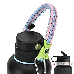 QeeCord Paracord Handle Compatible with Hydro Flask