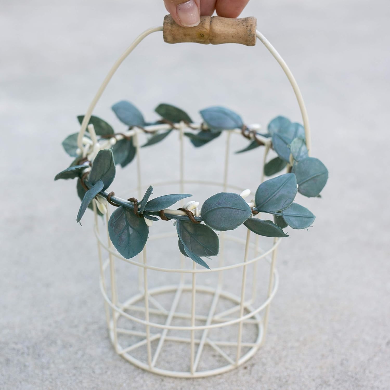 modern flower girl baskets