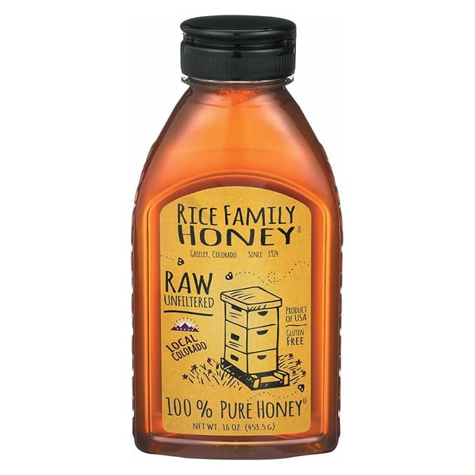 Rice Family Honey Local Colorado Honey, 16 fl oz Grocery