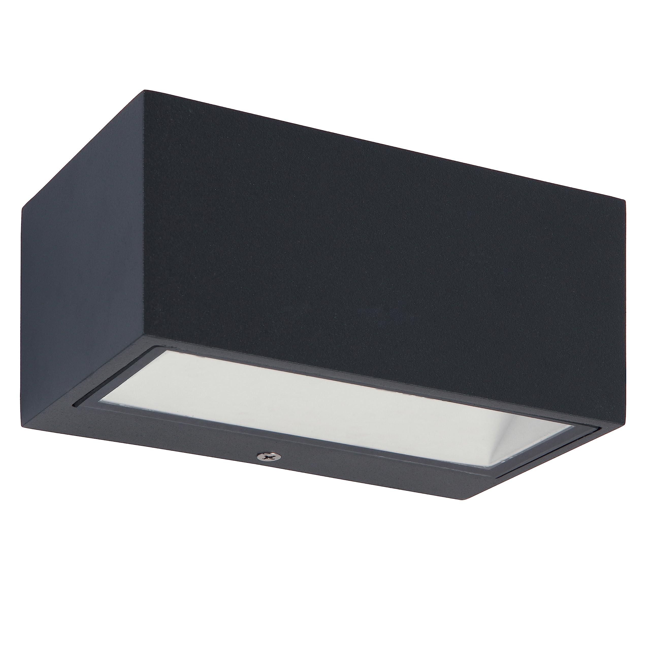 Lutec 6 LED Up and Down light Wall Lamp Gemini 500 Lumen 10.5 W = 55W Cast Aluminium IP54 1891 S GR