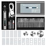 Engraving Pen with 37 Bits, USB Rechargeable