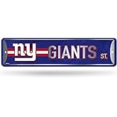 NFL Rico Industries Metal Street Sign Metal Street Sign 4" x 15" Home Décor - Bedroom - Office - Man Cave