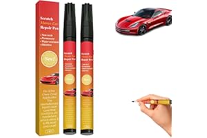 GOSWAR 2PCS New All Cars Magic Pen for Car Scratches, Magic Car Scratch Removal Pen, Weatherproof Touch up Car Scratch Remover Repair Paint Pen for Vehicles Paint Scratch Repair