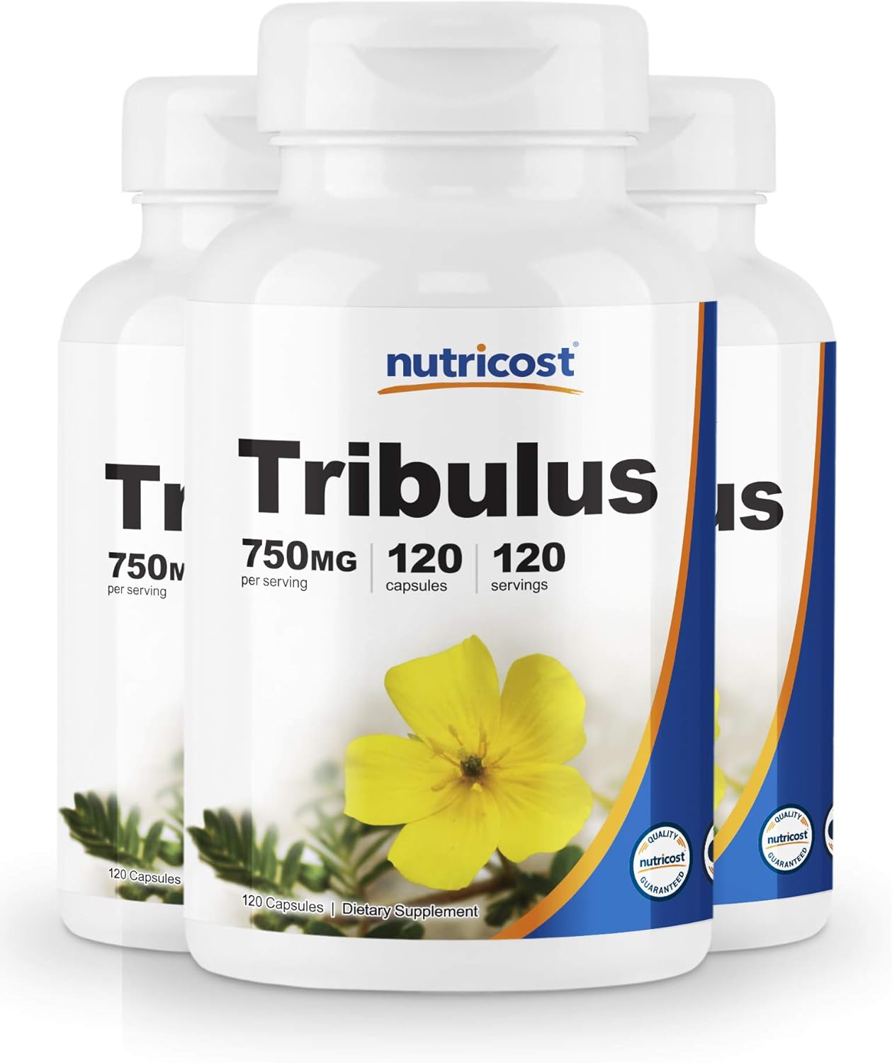 Nutricost Tribulus Terrestris Extract 750mg, 120 Capsules (3 Bottles): Health & Personal Care