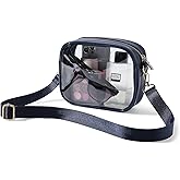 TOBVZOO Clear Bag Stadium Approved, Crossbody Transparent Bag for Concerts Sports Events, Purses for Men & Women