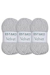 Estako Velvet (3- Skeins Pack) Chenille Blanket