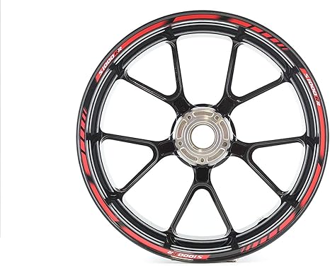 Amazon Fr Bandes De Jante De Roue Specialgp Autocollants Stickers Adhesifs Pre Decoupes Epreuve De L Eau Et Des Rayons Uv Reflechissants Graphiques Reflechissants Pour Moto Compatibles Avec Bmw S1000rr Rouge