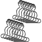 Lusofie 12Pcs Suspender Buckles Dungaree Overall Buckles Matal Overall Clasp Replacement Overall Clips