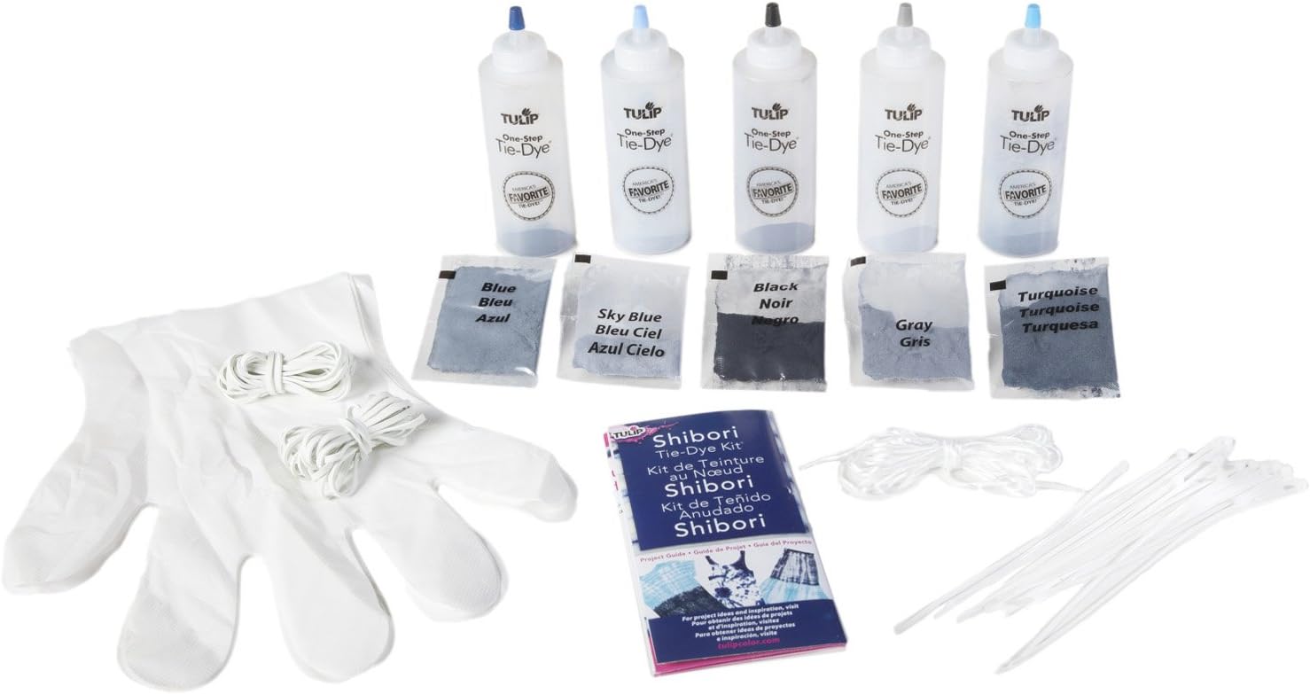 Tulip Step Tie dye kit 5 Colors Shibori, One Size - Image 3