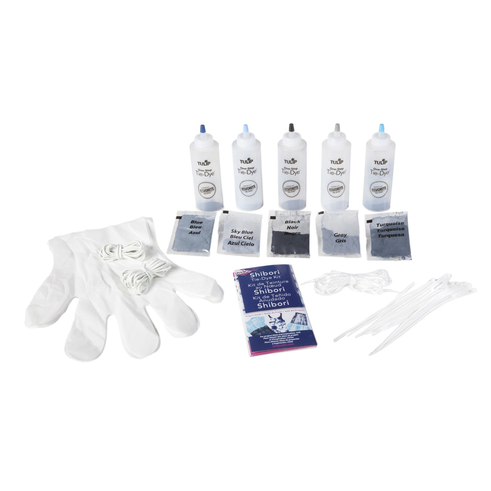 Tulip One-Step Tie-Dye Kit One-Step Tie Kit Fabric Dye, Shibori