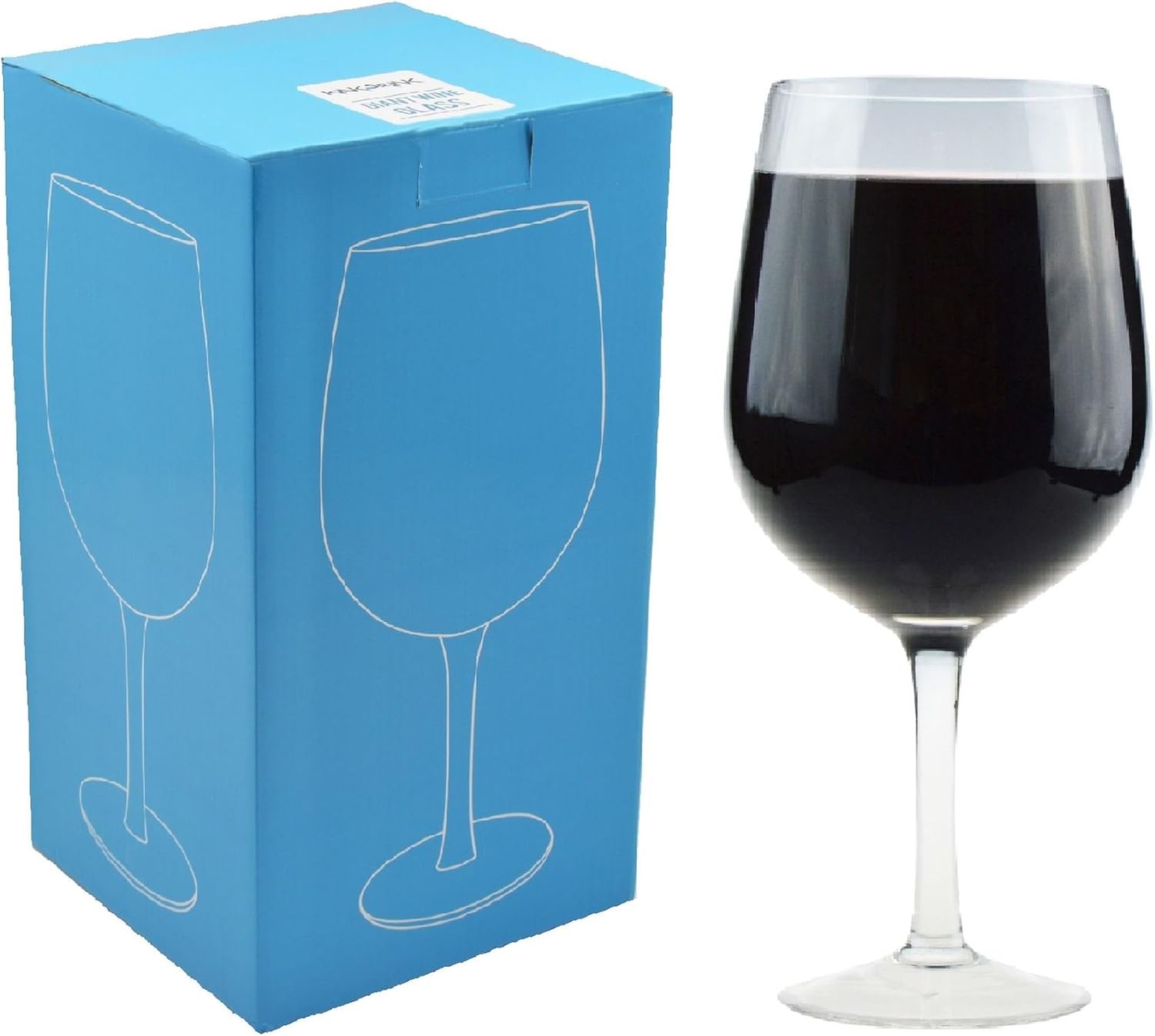 Rink Drink Giant Wine Party Glass Gift Boxed 750ml A Whole Bottle Of Wine Amazon Co Uk Kitchen Home