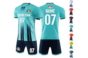 LAIFU Custom Soccer Jersey Personalized Soccer Shirt Custom Name, Number & Logo Printing, for Kids, Youth & Adult