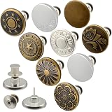 YaHoGa 8PCS Instant Buttons Jean Button 
