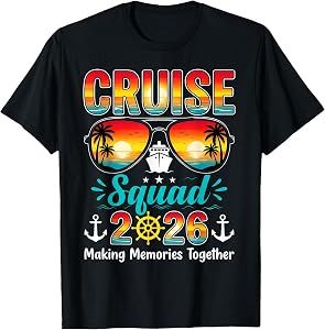 Family Cruise Shirts 2026 Matching Squad Summer Vacation T-Shirt