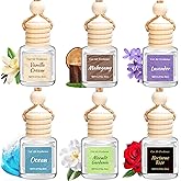 Vetuslumen 6 Pack Car Air Freshener - Valentines Day Gifts for Her, Hanging Air Freshener Essential Oil Diffuser, Romantic Car Scents Cute Auto Decor Gifts for Women/Men