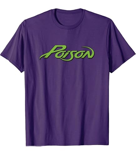 Amazon.com: Poison - Classic Logo T-Shirt : Clothing, Shoes & Jewelry