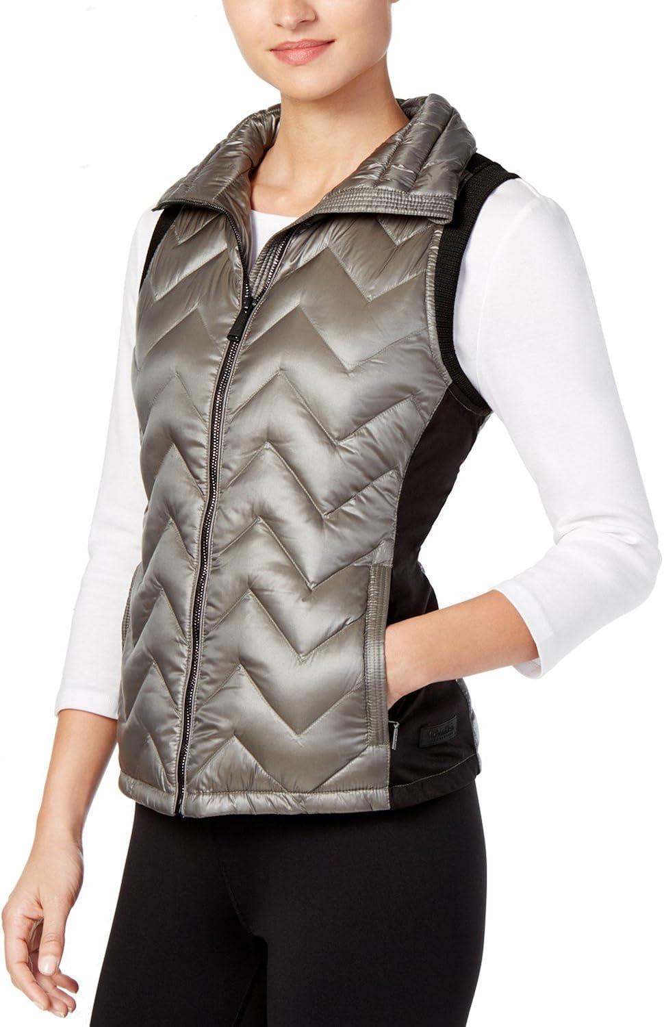 calvin klein performance quilted down vest